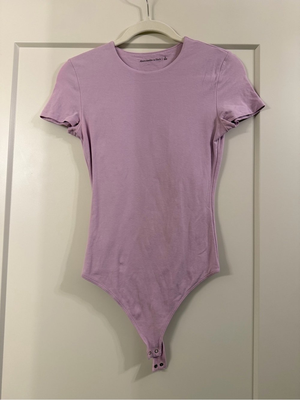 Abercrombie & Fitch Lilac Short Sleeve Bodysuit